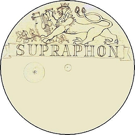 Sketch of Supraphon labels design (Návrh etikety pro značku Supraphon) (mgj)
