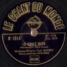 Blue kerchief (in French) (  (-)) (Le châle bleu), song (mgj)