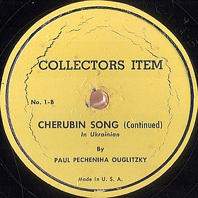 Cherubin song (continued), church canticle (mgj)