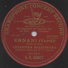 Ernani Fly me (Ernani Involami) (Opera Ernani) (Zonofon)