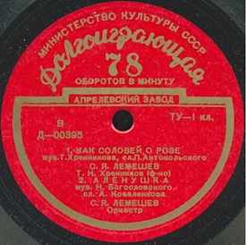 Alionushka (Алёнушка), song (german_retro) Alionushka (Алёнушка), song (german_retro)
