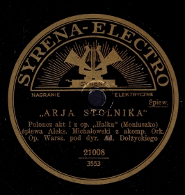 Stolniks aria (Aria Stolnika) (Opera Halka, act 1) (Jurek)