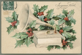 Postcard "Merry Christmas." (France) (Почтовая открытка "Веселого Рождества." (Франция)) (karp)