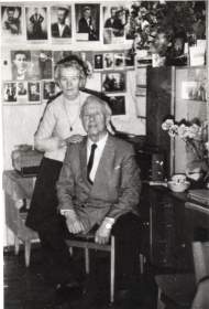 Константин Тарасович Сокольский со своей женой Тэклой Станиславовной, фото 7 декабря 1989 года. (stavitsky)
