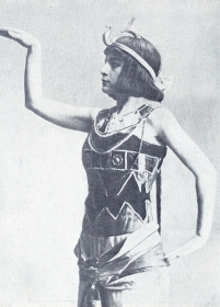 M.P. Maksakova. Amneris ("Aida" Verdi). Moscow. 1923. Photography. (М.П. Максакова. Амнерис ("Аида" Верди). Москва. 1923 г. Фотография.) (Belyaev)