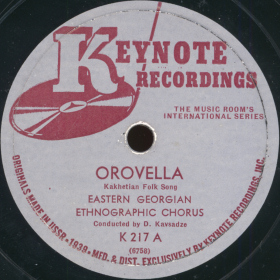Orovella, folk song (bernikov)
