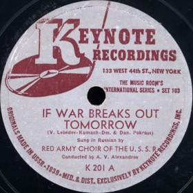 If War Breaks Out Tomorrow (  ), march song (bernikov)