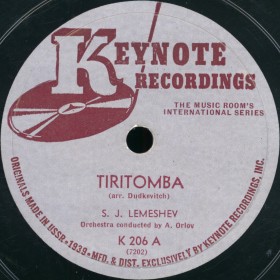 Tiritomba (), neapolitan song (bernikov)