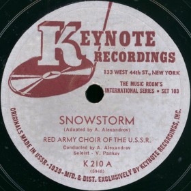 Snowstorm (), folk song (bernikov)