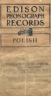"Edison Standard Records" in Polish (Каталог польских валиков "Edison Standard Records") (Jurek)