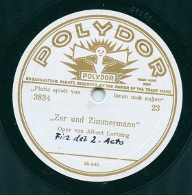 "Zar und Zimmermann" 23 [Gesamtaufnahme] (Schon seit geraumer Zeit) (Opera Zar und Zimmermann) (Lotz)