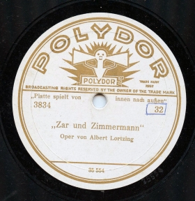 "Zar und Zimmermann" 32 [Gesamtaufnahme] (Schmücket mit Kränzen) (Opera Zar und Zimmermann) (Lotz)