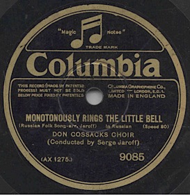 Monotonously rings the little bell (  ), romance (Zonofon)