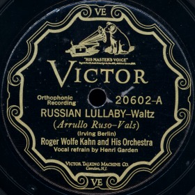 Russian Lullaby ( ), waltz (bernikov)