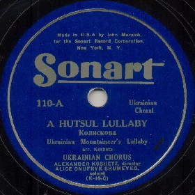 A Hutsul lullaby (mgj)