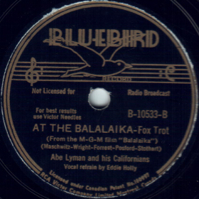 At the Balalaika, foxtrot (Film Balalaika) (alscheg)